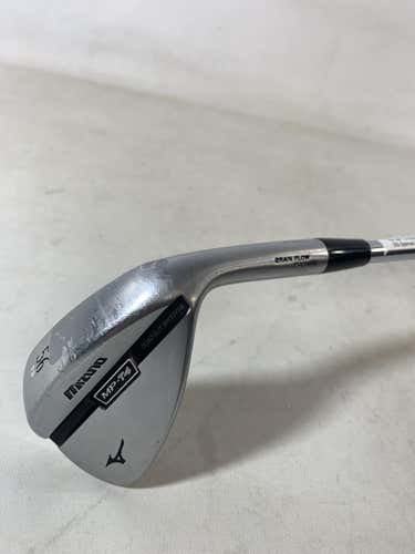 Used Mizuno Mp T4 White Satin 56 Degree Steel Regular Wedge