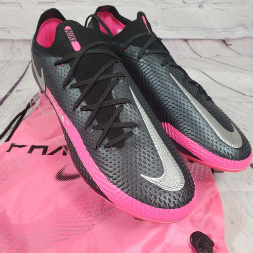 Nike Black Pink Blast Phantom GT Elite Soccer Cleats