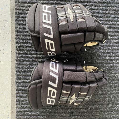 Black Senior Bauer 4 Roll 14"  Gloves