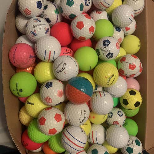 Used Callaway 100 Pack Balls