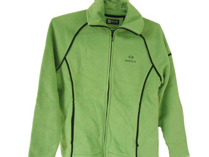Sand Hills Full Zip Fleece Jacket (LADY, Green, Medium) Gear for Sports NEW