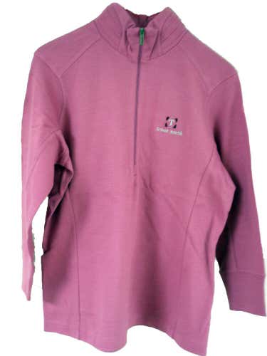 Troon North 1/4 Zip Pullover (Lady, Magenta, Med) Gear For Sports Sweatshirt NEW