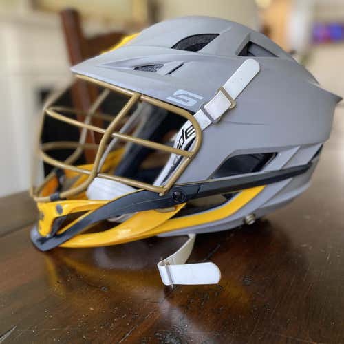 Gray Youth Player's Cascade S Youth Helmet