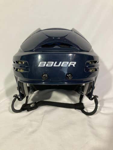 Navy Blue Used Medium Bauer 5100 Helmet Pro Stock
