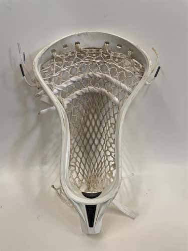 White Used Attack & Midfield Strung Z-ONE Head - FRESHLY STRUNG WITH EPOCH OTTER MESH -