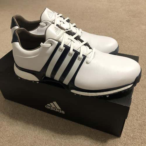 Blue Men's Size 12 (Women's 13) Adidas Golf Shoes