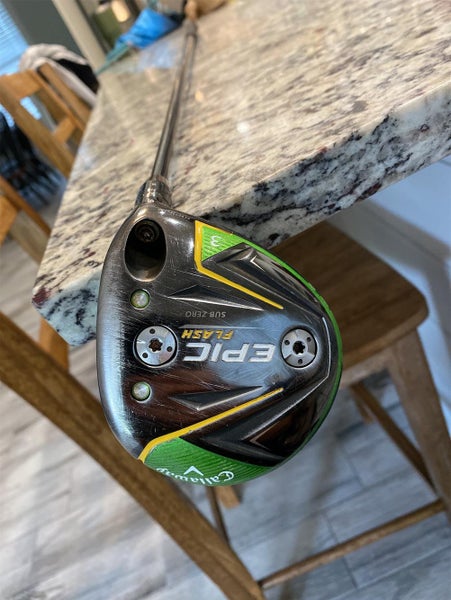 Men's Right Handed Epic Flash Sub Zero Extra Stiff Flex 3 Wood Fairway Wood