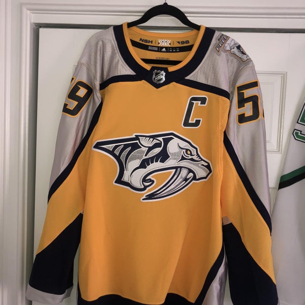 Nashville Predators Roman Josi Reverse Retro Adult Size 52 Adidas Jersey