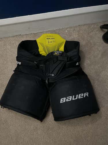 Black Senior Small Bauer S27  Hockey Goalie Pants