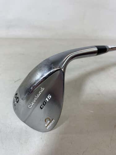 Used Cleveland Cg15 Tour Satin Chrome Zip 60 Degree Steel Regular Wedge