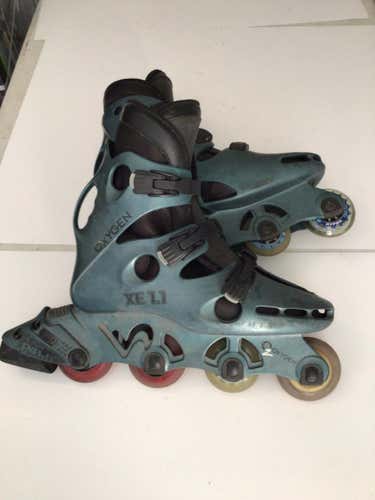 Used Oxygen Xe 1.1 Senior 11 Inline Skates Rec & Fitness Skates