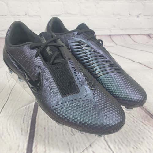 Nike Size 10 Phantom  Venom Elite Soccer Cleats Kinetic Black
