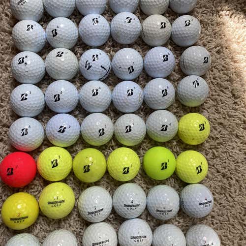 Used Bridgestone 48 Pack (4 Dozen) Balls