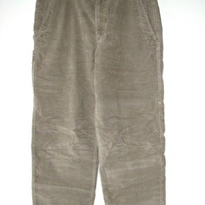 The North Face Men's Gray Cotton/Poly Corduroy Cord Jeans Pants - Size 34 Short