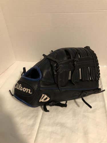 Black Adult Outfield A950 12.5" Baseball Glove