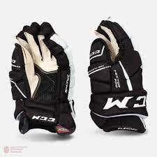 Black New Senior CCM Vector Pro Gloves 13"
