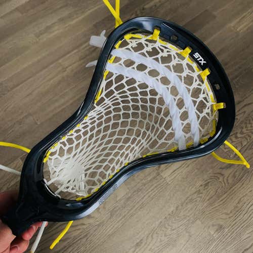 NEW STX Hammer Omega w/ G3 Ultralight Mesh - Galaxy Black Defense Lacrosse Head