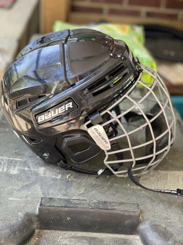 Black Used Large Bauer IMS 5.0 Helmet