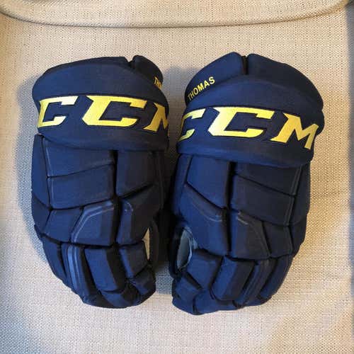 St. Louis Blues Thomas CCM HGQL 14" Pro Stock Gloves