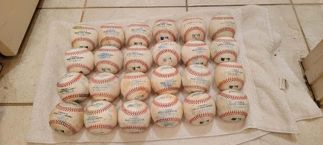 Used Rawlings Baseballs 24 Pack (2 Dozen)