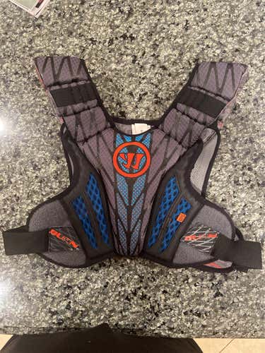 Used  Warrior Burn Hitman Shoulder Pads
