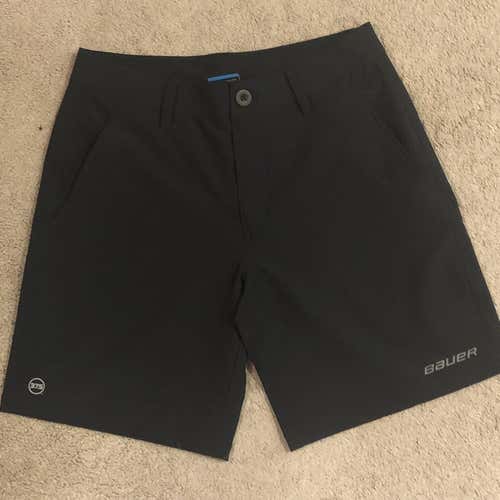 Black Adult Size 28 Bauer Shorts
