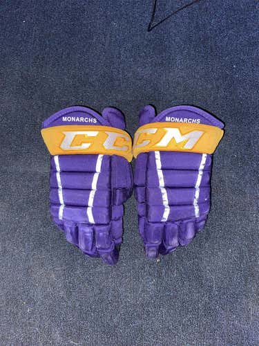 Purple Senior CCM HG4PC 14" Pro Stock Gloves
