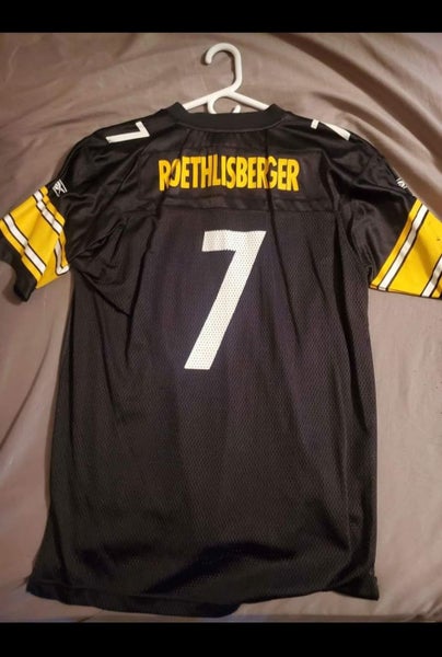 New Black Youth XL (18-20) Pittsburgh Steelers Jersey Unisex Reebok #84