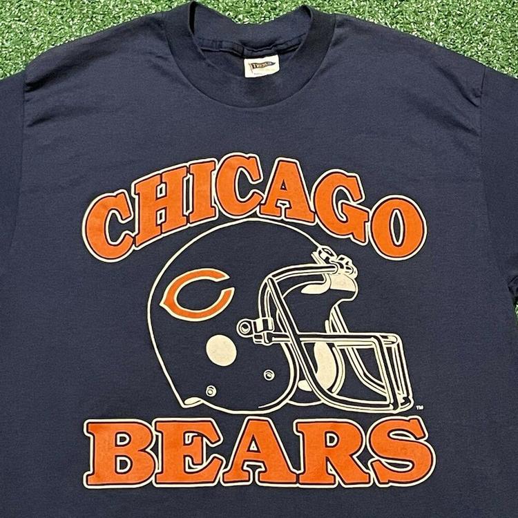 Chicago Bears T Shirt Mens S M Blue NFL 