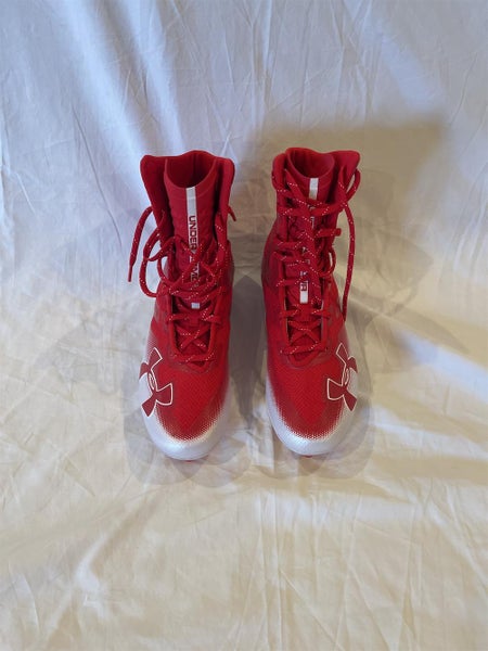 Under Armour Highlight Red Men's Molded Cleats High Top