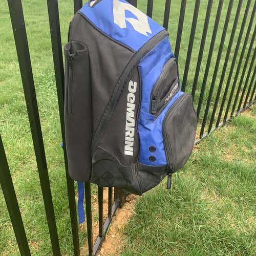 Blue Used DeMarini Bat Bag