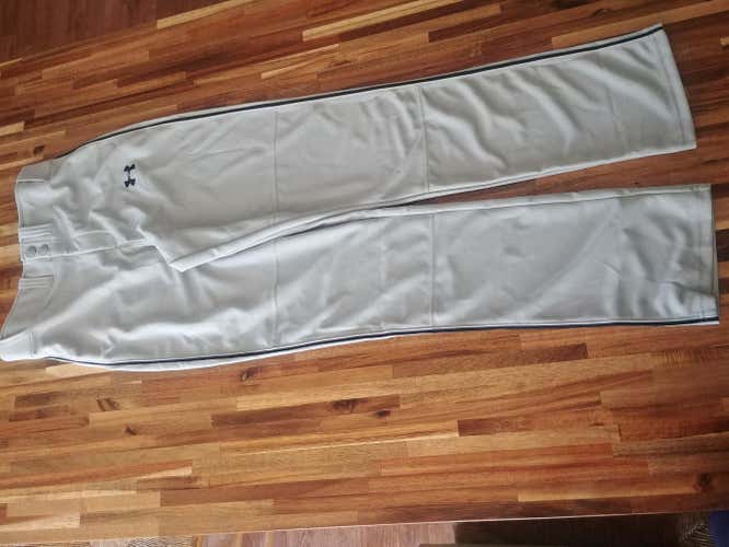 Gray Men's New Adult Large Under Armour Pants