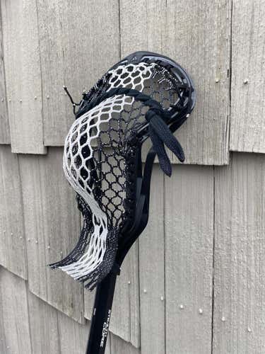 100th STICK — New Custom Strung Easton Stealth Core Shaft & Adidas Freak Head & 5LAX Semi Soft Mesh