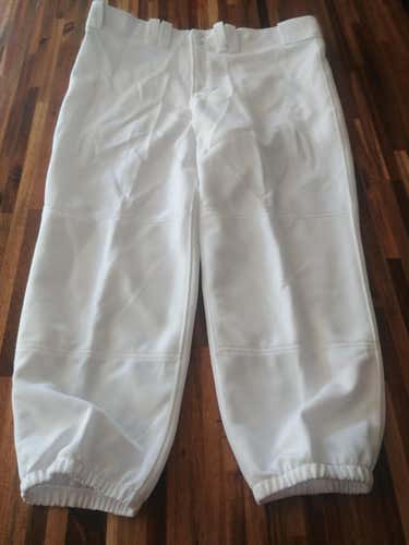 White Men's New Adult XL Mizuno Pants