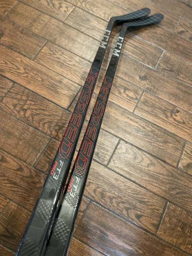 2 Pack SR RH Jetspeed FT3 Pro Toe Pattern Pro Stock Hockey Stick