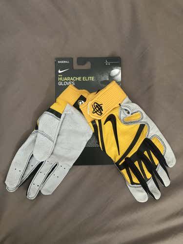 Mizzou Nike Hurache Elite Batting Gloves (LG)