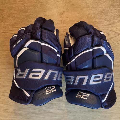 Blue Senior Bauer Supreme 2S Pro 13"  Gloves