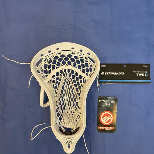 White New Attack & Midfield Strung Centrik Head