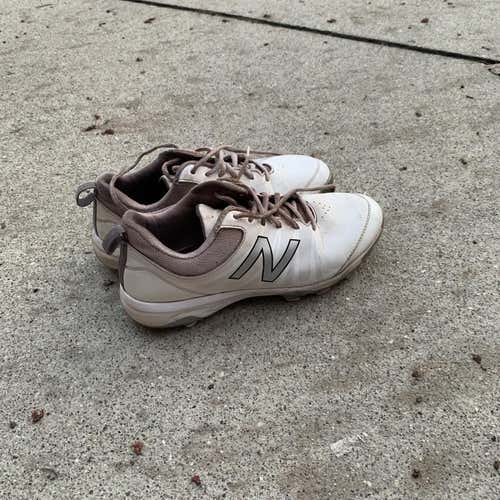 White Men's Molded Cleats Low Cut