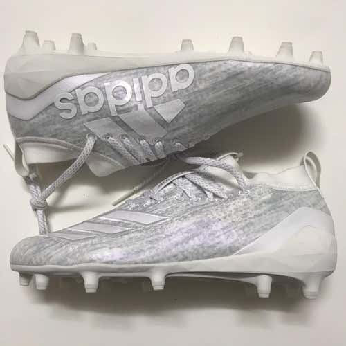 New Size 9.0 Adidas Adizero 8.0 Cleats Triple White