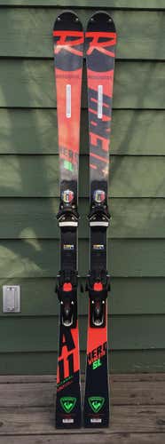 Used 2020 Rossignol Racing Hero FIS SL Pro Skis With Bindings Max Din 12