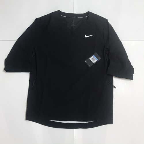 Black Adult Medium Nike baseball Pullover Jacket