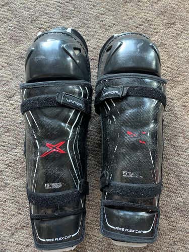 Used Bauer Vapor 1X Shin Pads
