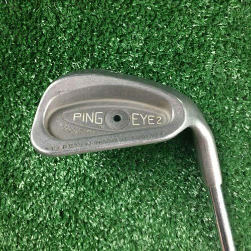 Ping Eye 2 Black Dot Square Groove Single 9 Iron Karsten ZZ-Lite Steel Stiff