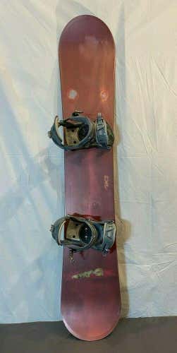 Vintage K2 Electra 164cm Twin-Tip All-Mountain Snowboard w/Lamar MX20 Bindings