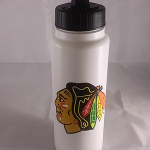 You’re Thirsty!! — New!! Sher-Wood, Inglasco, 1000ml Tall Boy NHL Chicago Blackhawks Water Bottle