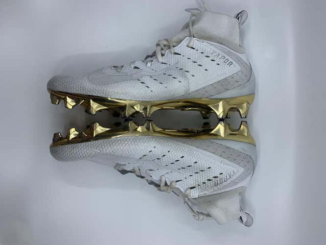 Used 10.5 Nike Vapor Untouchable Pro 3 PRM-Phantom-Metallic Gold
