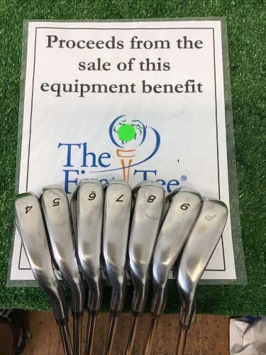 TaylorMade R7 Iron Set 4-PW Project X 6.0 Stiff Steel Shafts
