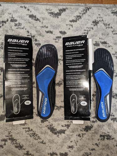 Used Senior Bauer Speed Plate 2.0 Hockey Skates Size 10