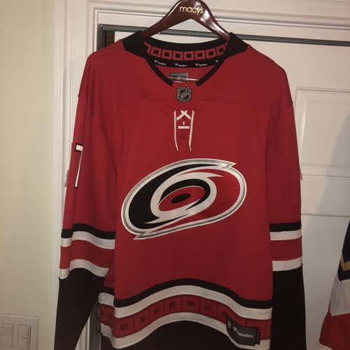 Carolina Hurricanes James Reimer Home Red Adult Size 52 Other  Jersey